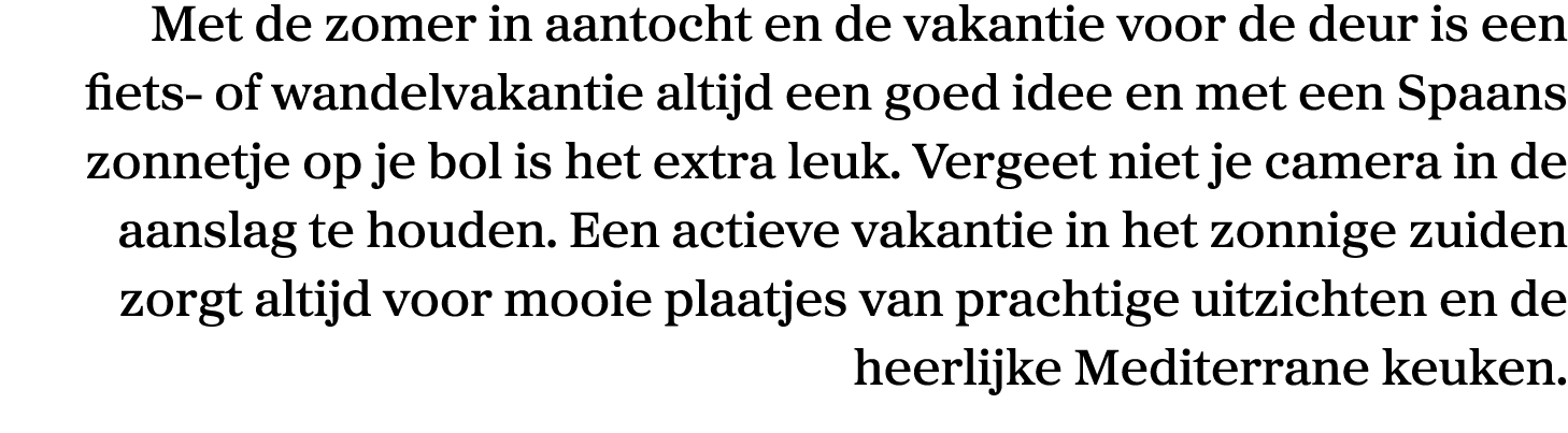 Met de zomer in aantocht en de vakantie voor de deur is een fiets of wandelvakantie altijd een goed idee en met een S...