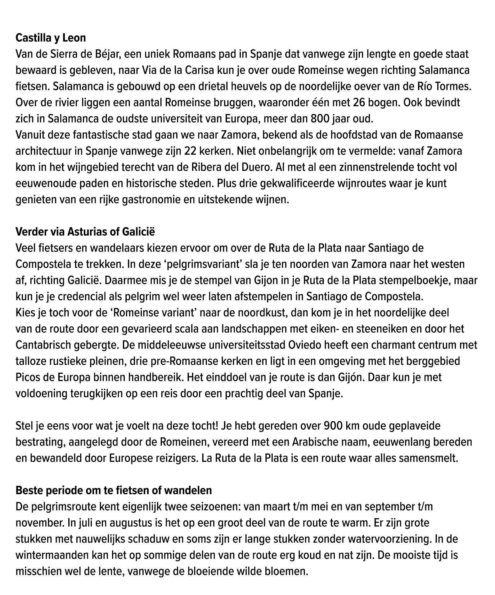  Castilla y Leon Van de Sierra de B jar, een uniek Romaans pad in Spanje dat vanwege zijn lengte en goede staat bewaa...